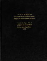 Study of the goals and characteristics of extension credit students in Northwestern Michigan