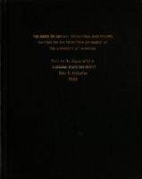 The effect of certain subcultural background factors on the prediction of grades at the University of Michigan