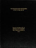 Photoionization mass spectrometry : a study of NO₂ and NO