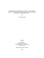 The recording of cerebral palsy risk factors in birth certificates, hospital discharge abstracts, and maternal interviews : a reliability study