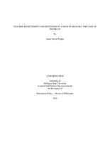 Teacher recruitment and retention in a high-stakes era : the case of Michigan