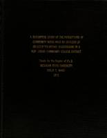 A descriptive study of the perceptions of community needs help by officers of selected voluntary associations in a non-urban community college district