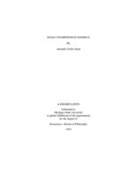Essays in defense economics