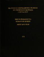 The application of spectral methods in the analysis and interpretation of gravity data : a critical study