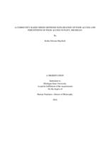 A community based mixed methods exploration of food access and  perceptions of food access in Flint, Michigan