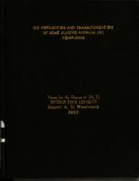 The preparaton and characterization of some alkoxo-niobium (IV) complexes