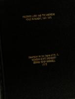 Frederick Libby and the American peace movement, 1921-1941