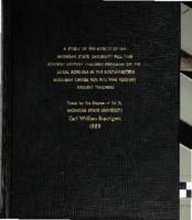 A study of the effect of the Michigan State University full-time resident student teaching program on the local schools in the Southwestern Michigan Center for full-time resident student teaching