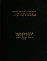 Practices and trends in purchasing instructional supplies by Michigan public school districts