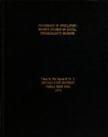 Performance of articulatory-impaired children on several psycholinguistic measures