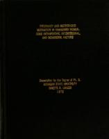 Pregnancy and motherhood motivation in unmarried women : some intrapsychic, interpersonal, and behavioral factors