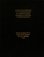 An experimental investigation of the relationship between self-esteem and academic achievement in a population of disadvantaged adults