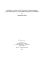 Measuring proximity induced effects in topological insulators using scanning probe microscopy techniques