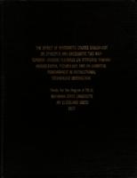 The effect of systematic course evaluation by students and systematic two way teacher-student feedback on attitudes toward instructional technology and on cognitive performance in instructional technology instruction