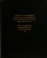 Complexity of structural design of daytime dresses and its relationship to educational an occupational levels of women from 1860 to 1940