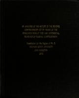 An analysis of the nature of the reading comprehension act by means of the Rorschach Inkblot Test and differential measures of reading comprehension