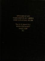 America must not sleep : the development of John F. Kennedy's foreign policy attitudes, 1947-1960