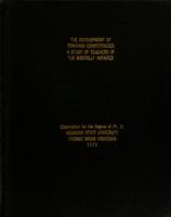 The development of teaching competencies : a study of teachers of the mentally impaired