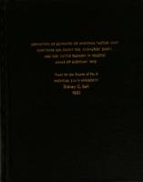 Derivation of estimates of marginal factor cost functions for credit for cash-crop, dairy, and beef cattle farmers in selected areas of Michigan 1960