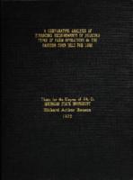 A comparative analysis of financing requirements of selected types of farm operations in the eastern corn belt for 1980