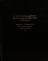 The effect of hypothesis generation and verbalization on certain aspects of medical problem solving