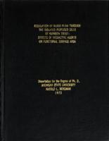 Regulation of blood flow through the isolated-perfused gills of rainbow trout : effects of vasoactive agents on functional surface area