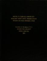 Analysis of a cognitively oriented self-management weight control program using an intensive case study withdrawal design