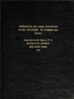 Communication, non-formal education and national development : the Colombian radio schools