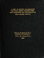A study of selected administrative behaviors among administrators from innovative and noninnovative public school districts