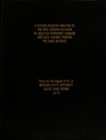 A psycholinguistic analysis of the oral reading behavior of selected proficient, average and weak readers reading the same material