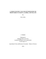 A cross-country analysis of fertilizer use profitability in Kenya, Zambia, and Malawi