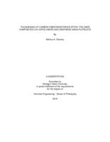 Toughening of carbon fiber-reinforced epoxy polymer composites via copolymers and graphene nano-platelets