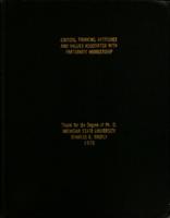 Critical thinking, attitudes and values associated with fraternity membership