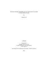 Socio-economic determinants of tornado fatalities in the United States