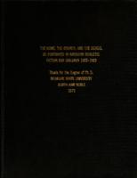 The home, the church, and the school as portrayed in American realistic fiction for children 1965-1969