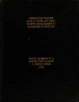 Communication networks, locus of control, and family planning among migrants to the periphery of Mexico City