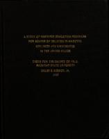 A study of inservice education programs for boards of trustees in selected colleges and universities in the United States