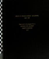 Aspects of Jamaican economic development, 1830-1930