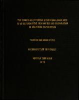 The effects on potential high school drop outs of an experimental program for job preparation in beginning typewriting