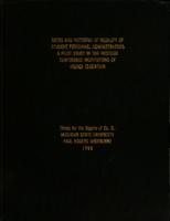 Rates and patterns of mobility of student personnel administrators : a pilot study in the Western Conference institutions of higher education