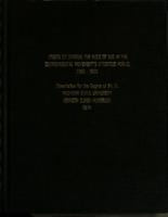 Orbits of opinion : the role of age in the environmental movement's attentive public, 1968-1972