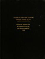 An analysis of pastoral counseling needs and training in two church denominations