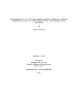 The systemic effects of school choice induced competition : defining competition and evaluating its effects on the outcomes of all students