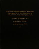 Cultural transformation among the Illinois : the application of a systems model to archeological and ethnohistorical data