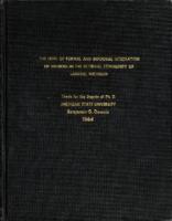 The level of formal and informal integration of Negroes in the external community of Lansing, Michigan