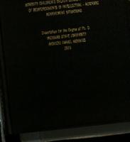 Minority children's beliefs concerning control of reinforcements in intellectual-academic achievement situations