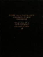 Attitudinal change of students as a function of experiences in a pre-service education program