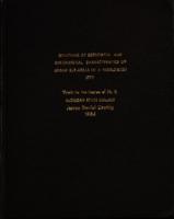 Relations of ecological and sociological characteristics of urban sub-areas of a middle-sized city