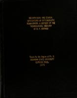 Metaphysical and ethical implications of deterministic behaviorism : a critique of the technological ideology of B.F. Skinner