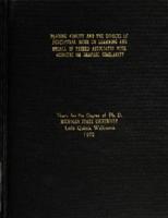 Reading ability and the effects of perceptual mode on learning and recall of paired associates with acoustic or graphic similarity